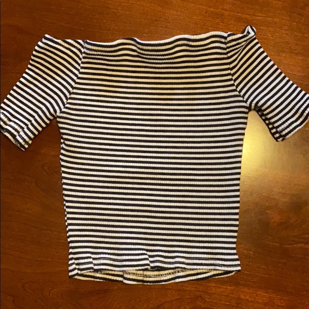 Cute Lolita stretchy stripped tank top